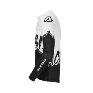 Camiseta infantil ACERBIS MX Linear KID Black-White - Ropamotorista.com - Distribuidor Oficial Acerbis en España y Portugal