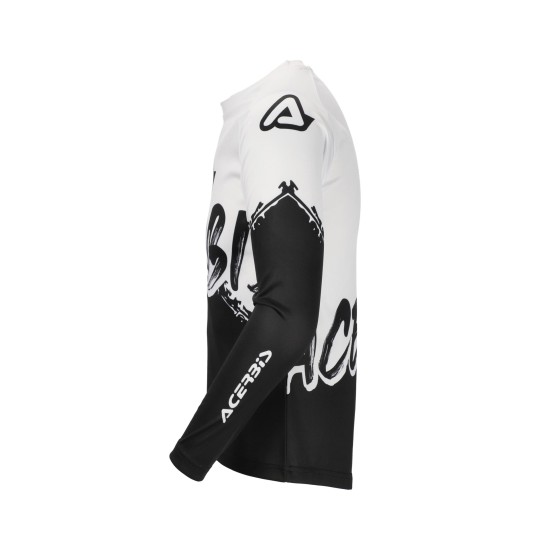 Camiseta infantil ACERBIS MX Linear KID Black-White - Ropamotorista.com - Distribuidor Oficial Acerbis en España y Portugal
