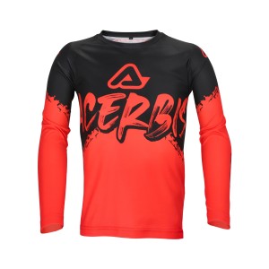 Camiseta infantil ACERBIS MX Linear KID Black-Red - Ropamotorista.com - Distribuidor Oficial Acerbis en España y Portugal
