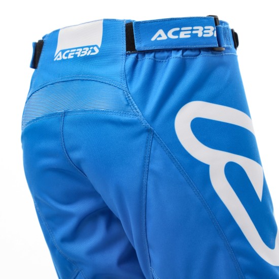 Pantalones infantikes ACERBIS MX Linear Kid White-Blue - Ropamotorista.com - Distribuidor Oficial Acerbis en España y Portugal