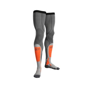 Calcetines largos ACERBIS X-Leg Vented Pro Grey-Orange - Ropamotorista.com - Distribuidor Oficial Acerbis en España y Portugal