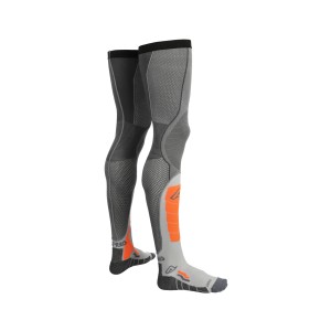 Calcetines largos ACERBIS X-Leg Vented Pro Grey-Orange - Ropamotorista.com - Distribuidor Oficial Acerbis en España y Portugal