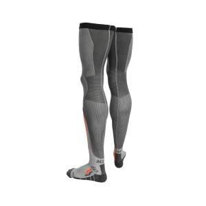 Calcetines largos ACERBIS X-Leg Vented Pro Grey-Orange - Ropamotorista.com - Distribuidor Oficial Acerbis en España y Portugal