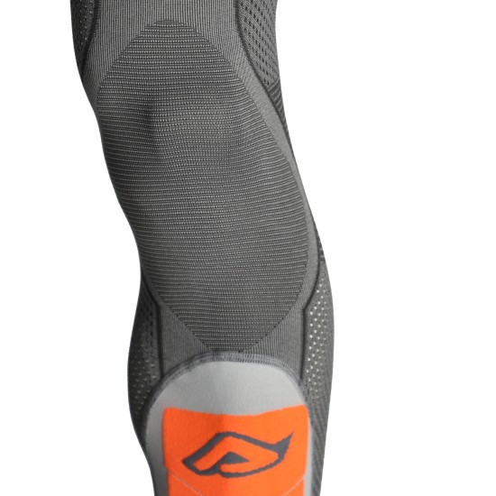 Calcetines largos ACERBIS X-Leg Vented Pro Grey-Orange - Ropamotorista.com - Distribuidor Oficial Acerbis en España y Portugal