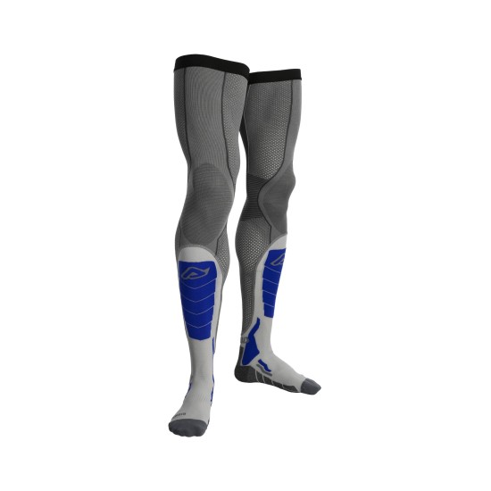 Calcetines largos ACERBIS X-Leg Vented Pro Grey-Blue - Ropamotorista.com - Distribuidor Oficial Acerbis en España y Portugal