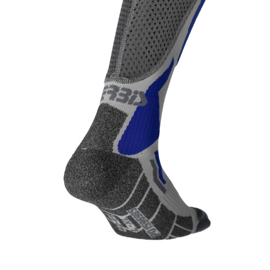 Calcetines largos ACERBIS X-Leg Vented Pro Grey-Blue - Ropamotorista.com - Distribuidor Oficial Acerbis en España y Portugal