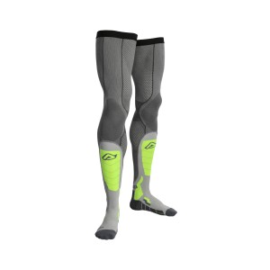 Calcetines largos ACERBIS X-Leg Vented Pro Grey-Yellow - Ropamotorista.com - Distribuidor Oficial Acerbis en España y Portugal