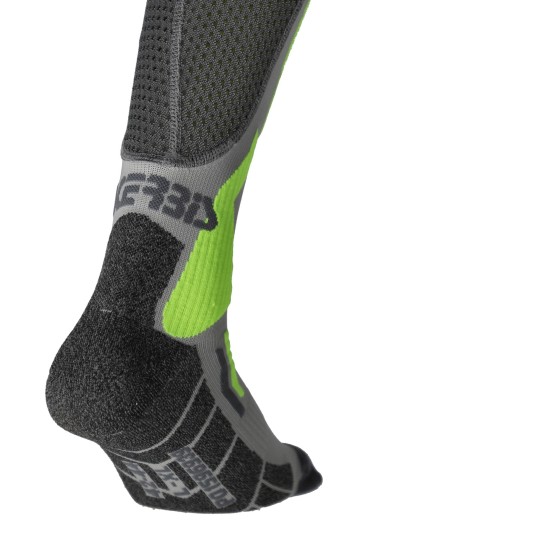 Calcetines largos ACERBIS X-Leg Vented Pro Grey-Yellow - Ropamotorista.com - Distribuidor Oficial Acerbis en España y Portugal