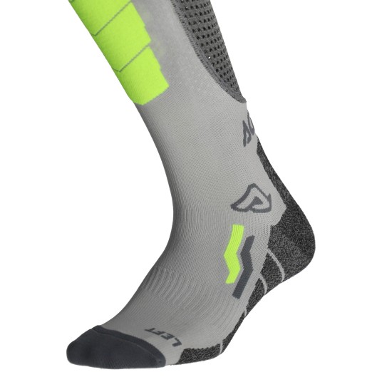 Calcetines largos ACERBIS X-Leg Vented Pro Grey-Yellow - Ropamotorista.com - Distribuidor Oficial Acerbis en España y Portugal