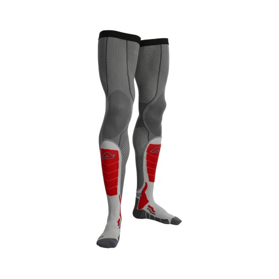 Calcetines largos ACERBIS X-Leg Vented Pro Grey-Red - Ropamotorista.com - Distribuidor Oficial Acerbis en España y Portugal