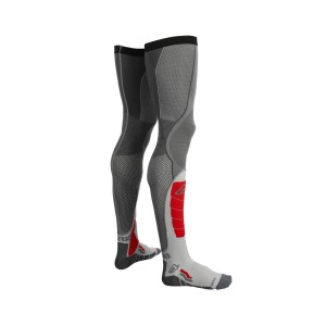 Calcetines largos ACERBIS X-Leg Vented Pro Grey-Red - Ropamotorista.com - Distribuidor Oficial Acerbis en España y Portugal