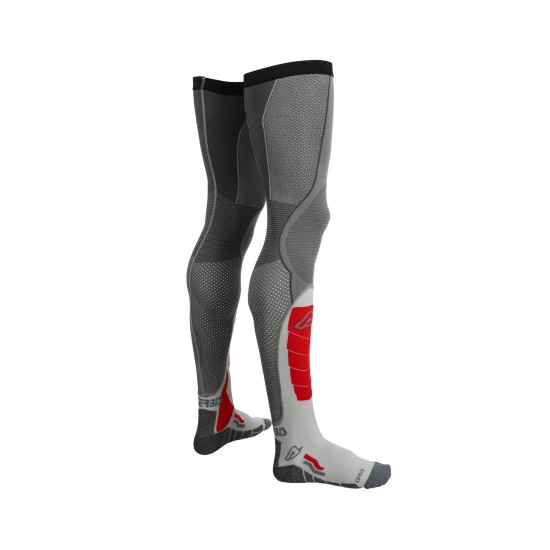 Calcetines largos ACERBIS X-Leg Vented Pro Grey-Red - Ropamotorista.com - Distribuidor Oficial Acerbis en España y Portugal