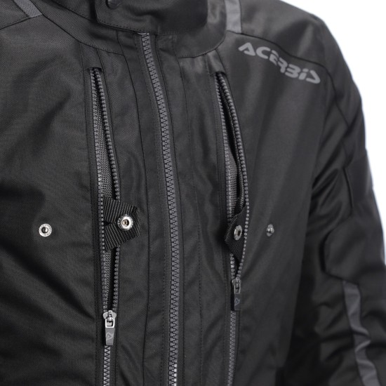 Chaqueta ACERBIS X-Travel 2.0 Black-Grey - Ropamotorista.com - Distribuidor Oficial Acerbis en España y Portugal