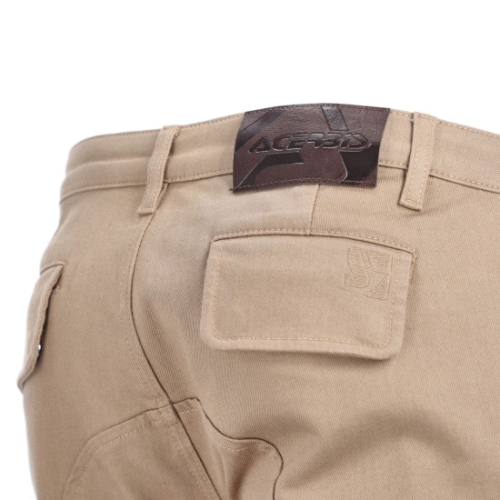 Jeans moto ACERBIS Cargo Slim Beige - Ropamotorista.com - Distribuidor Oficial Acerbis en España y Portugal