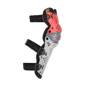 Rodilleras ACERBIS Impact Pro Red-Grey - Ropamotorista.com - Distribuidor Oficial Acerbis en España y Portugal