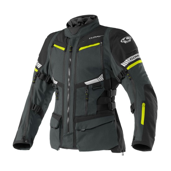 Chaqueta moto CLOVER GTS 5 WP GRA-G - Ropamotorista.com - Distribuidor Oficial Clover en España y Portugal