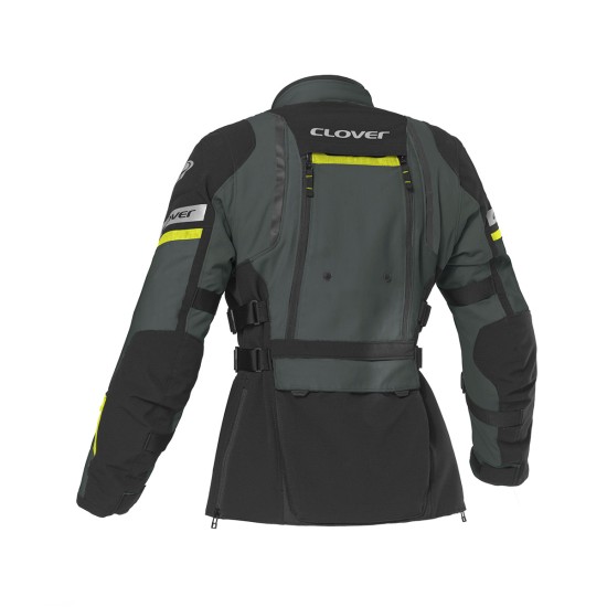 Chaqueta moto CLOVER GTS 5 WP GRA/G - Mujer - Ropamotorista.com - Distribuidor Oficial Clover en España y Portugal