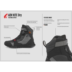 BOTAS FORMA ADV KITE DRY BLACK - Ropamotorista.com - Distribuidor Oficial Forma Boots en España y Portugal