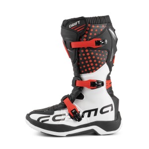BOTAS FORMA DRIFT BLACK-WHITE-RED - Ropamotorista.com - Distribuidor Oficial Forma Boots en España y Portugal