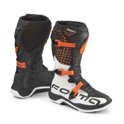 BOTAS FORMA DRIFT BLACK-WHITE-ORANGE
