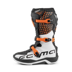 BOTAS FORMA DRIFT BLACK-WHITE-ORANGE - Ropamotorista.com - Distribuidor Oficial Forma Boots en España y Portugal