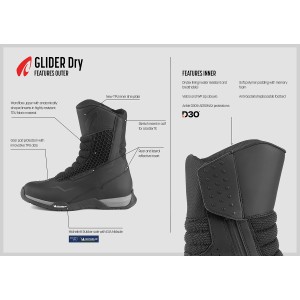 BOTAS FORMA GLIDER DRY BLACK - Mujer - Ropamotorista.com - Distribuidor Oficial Forma Boots en España y Portugal