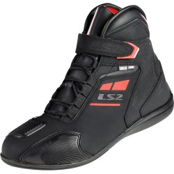 Botas LS2 GARRA WATERPROOF BLACK-RED - Mujer