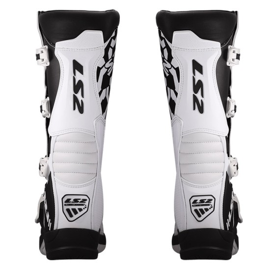 Botas LS2 RAPTOR BLACK/WHITE - Ropamotorista.com - Distribuidor Oficial LS2 en España y Portugal