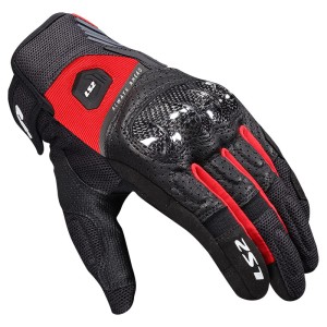 Guantes LS2 ATOM Black-Red - Ropamotorista.com - Distribuidor Oficial LS2 en España y Portugal