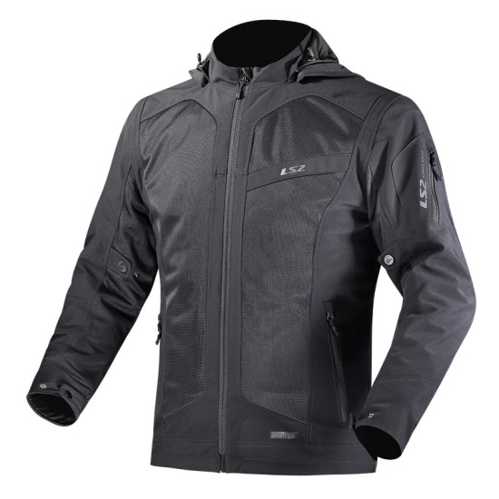 Chaqueta LS2 BOLTOM AIR BLACK - Ropamotorista.com - Distribuidor Oficial LS2 en España y Portugal