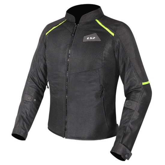 Chaqueta LS2 BREEZE BLACK-YELLOW - Mujer - Ropamotorista.com - Distribuidor Oficial LS2 en España y Portugal