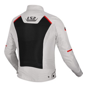 Chaqueta LS2 BREEZE GREY-BLACK-RED - Ropamotorista.com - Distribuidor Oficial LS2 en España y Portugal