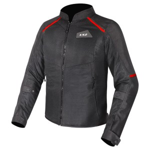 Chaqueta LS2 BREEZE BLACK-RED - Ropamotorista.com - Distribuidor Oficial LS2 en España y Portugal