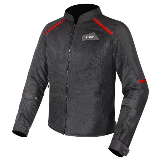 Chaqueta LS2 BREEZE BLACK-RED - Ropamotorista.com - Distribuidor Oficial LS2 en España y Portugal