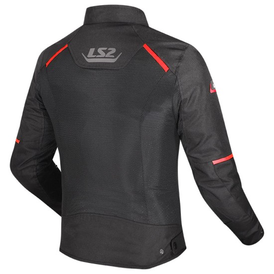 Chaqueta LS2 BREEZE BLACK-RED - Ropamotorista.com - Distribuidor Oficial LS2 en España y Portugal
