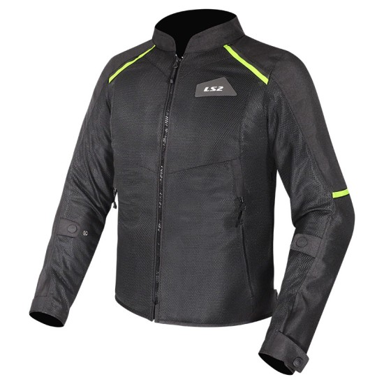 Chaqueta LS2 BREEZE BLACK-YELLOW - Ropamotorista.com - Distribuidor Oficial LS2 en España y Portugal