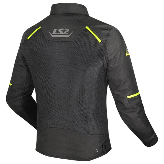 Chaqueta LS2 BREEZE BLACK-YELLOW - Ropamotorista.com - Distribuidor Oficial LS2 en España y Portugal