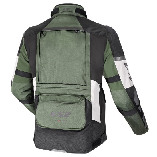 Chaqueta LS2 X-Master Green-Grey - Ropamotorista.com - Distribuidor Oficial LS2 en España y Portugal