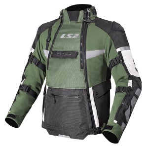Chaqueta LS2 X-Master Green-Grey - Ropamotorista.com - Distribuidor Oficial LS2 en España y Portugal