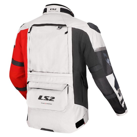 Chaqueta LS2 X-Master Black-Grey-Red - Ropamotorista.com - Distribuidor Oficial LS2 en España y Portugal