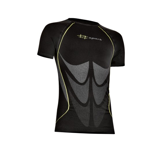 Camiseta interior manga corta SPARK Bluby Black
