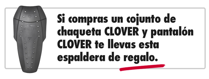 Espaldera de regalo si compras chaqueta+pantalón CLOVER